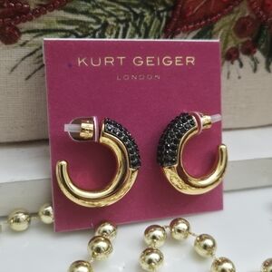 Kurt Geiger Hoop Chunky Earrings NWT